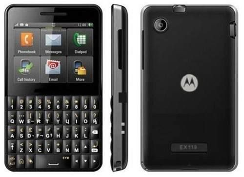 Celular Motorola Ex119 Black Edition Dual Chip Redes Sociais