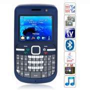 Celular C3 c/ TV Bluetooth Java 2 Chips Quadriband - Azul