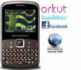Frete Grátis!!! Motorola Ex115 + 4gb 2 Chips Camera Qwerty
